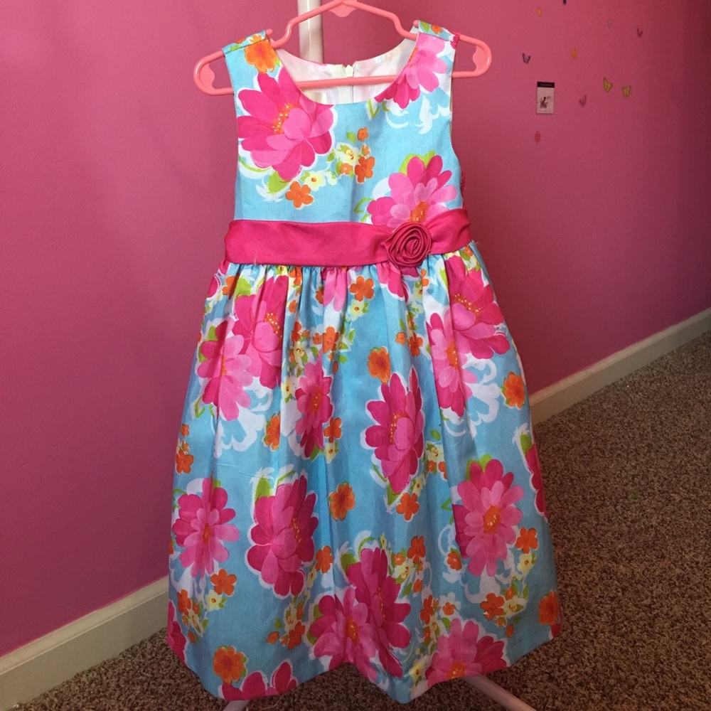 Multi-Colored Girls Dress